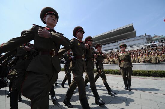 Military parade marks Kim Il-sung's 100th birthday