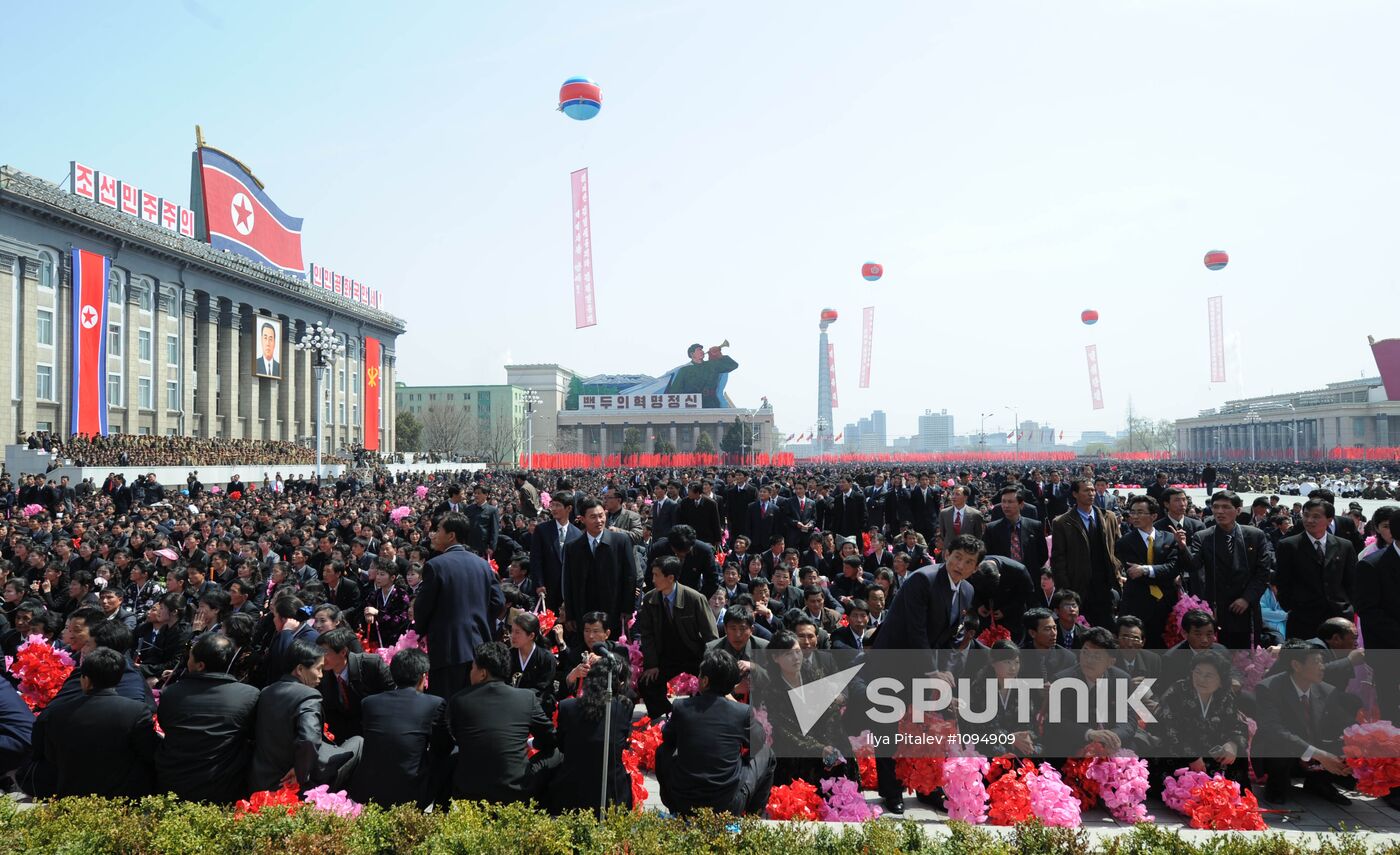 Military parade marks Kim Il-sung's 100th birthday