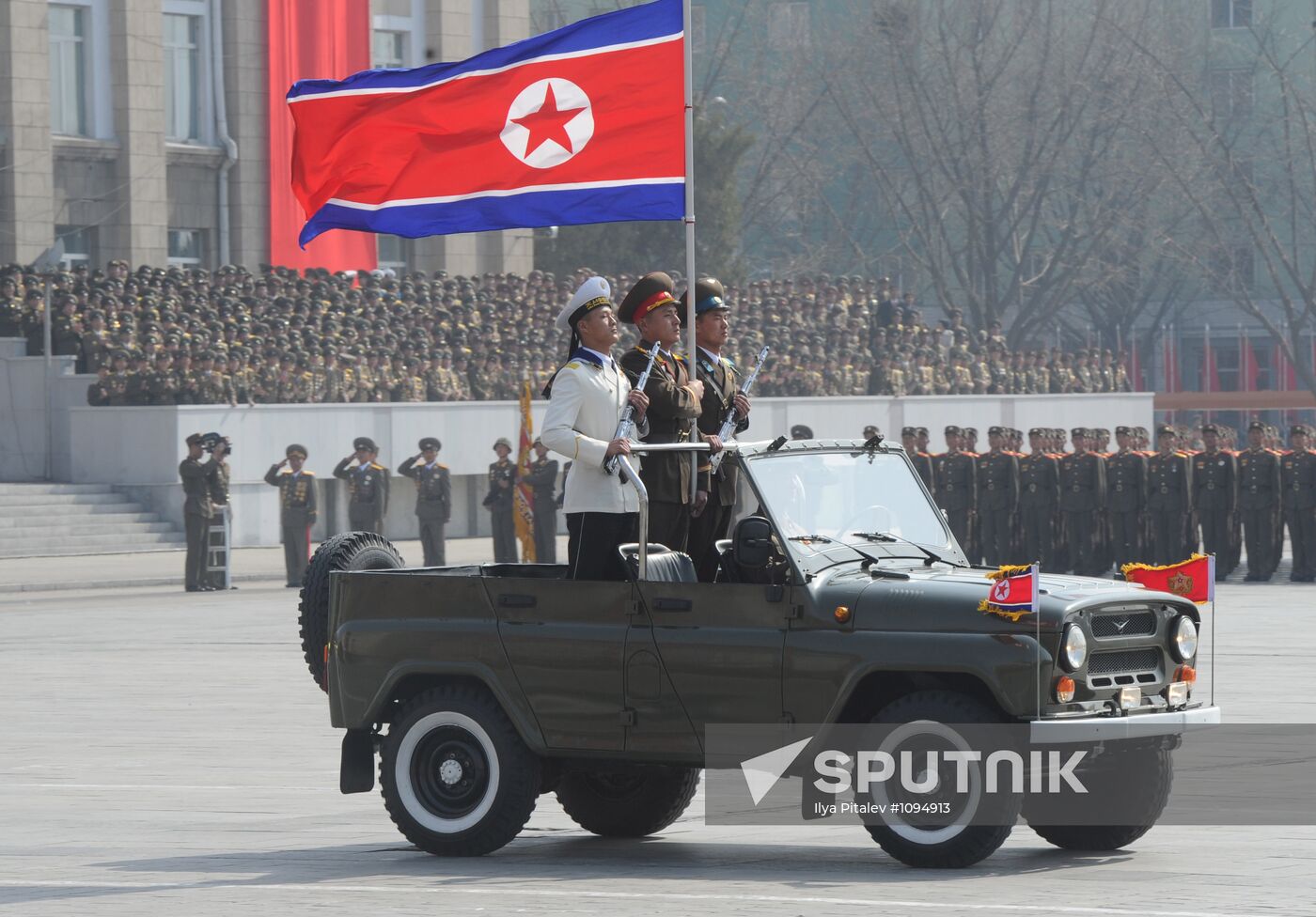 Military parade marks Kim Il-sung's 100th birthday