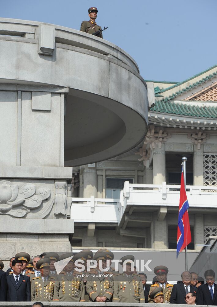 Military parade marks Kim Il-sung's 100th birthday