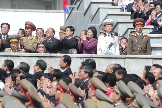 Military parade marks Kim Il-sung's 100th birthday