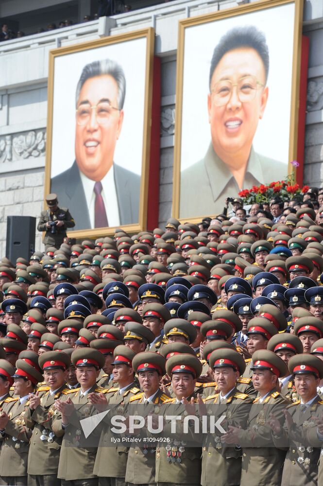 Military parade marks Kim Il-sung's 100th birthday