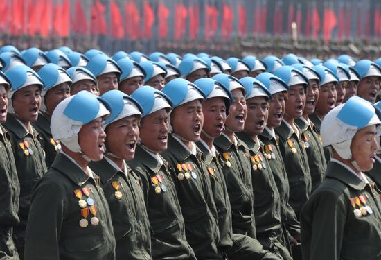 Military parade marks Kim Il-sung's 100th birthday