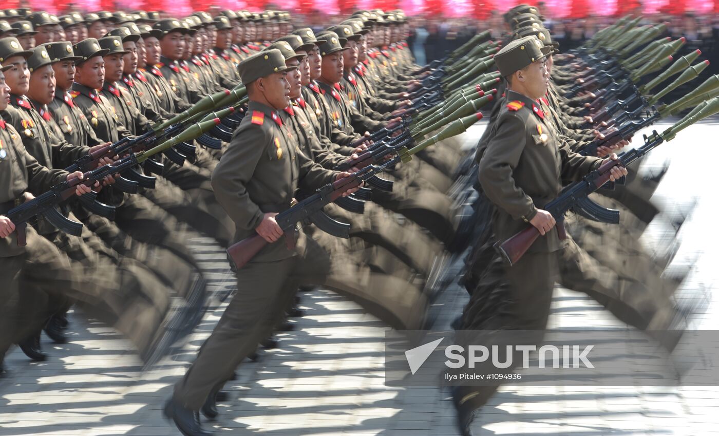 Military parade marks Kim Il-sung's 100th birthday