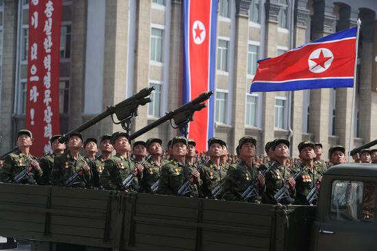 Military parade marks Kim Il-sung's 100th birthday