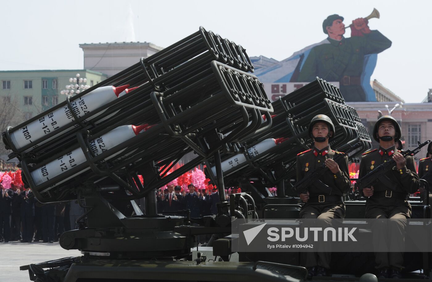 Military parade marks Kim Il-sung's 100th birthday