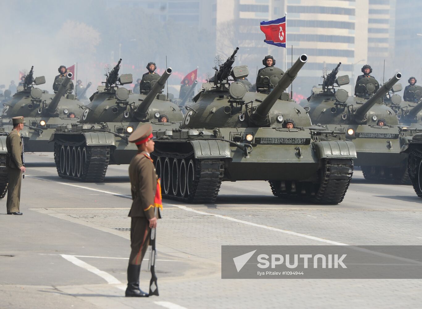 Military parade marks Kim Il-sung's 100th birthday