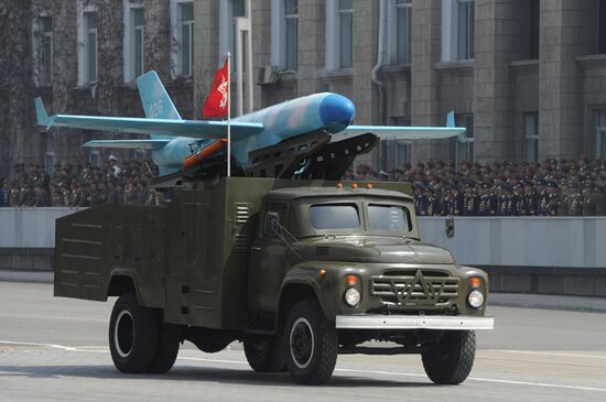 Military parade marks Kim Il-sung's 100th birthday
