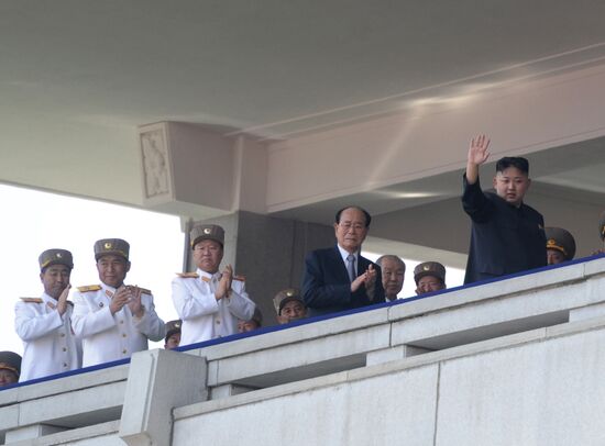 Military parade marks Kim Il-sung's 100th birthday