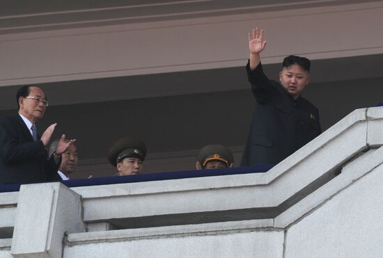 Military parade marks Kim Il-sung's 100th birthday