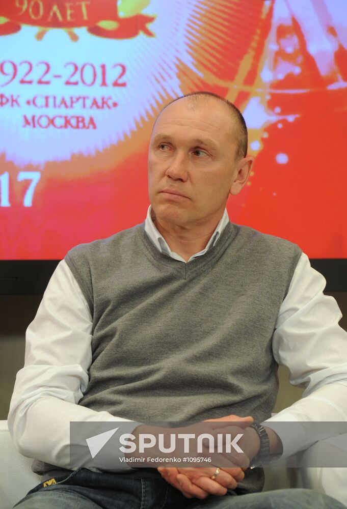 FC Spartak holds news conference