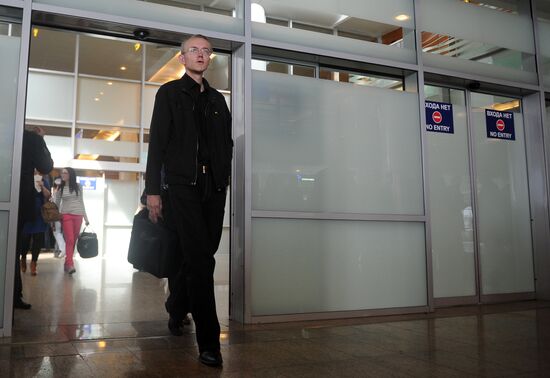 Oleg Shein, former candidate for Astrakhan Mayor, in Moscow