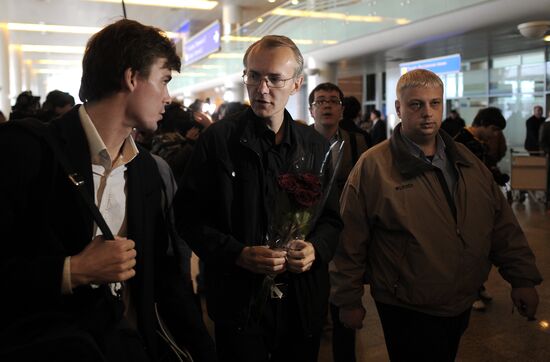 Oleg Shein, former candidate for Astrakhan Mayor, in Moscow