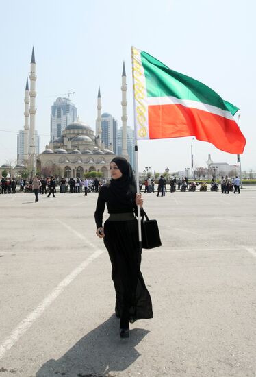 Celebrating Peace Day in Grozny