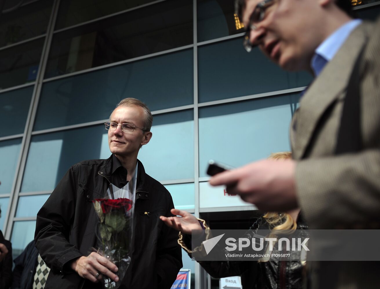 Oleg Shein, former candidate for Astrakhan Mayor, in Moscow