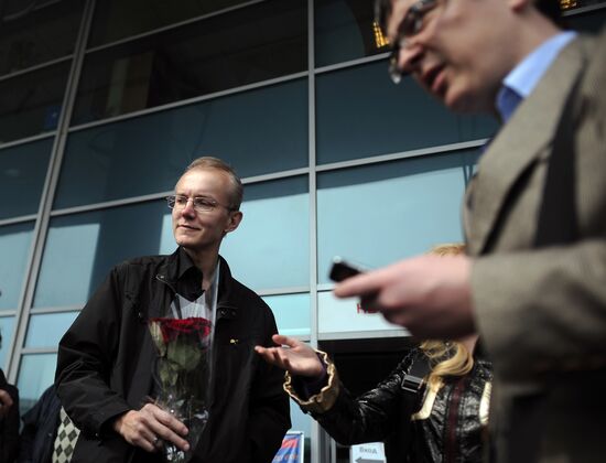 Oleg Shein, former candidate for Astrakhan Mayor, in Moscow