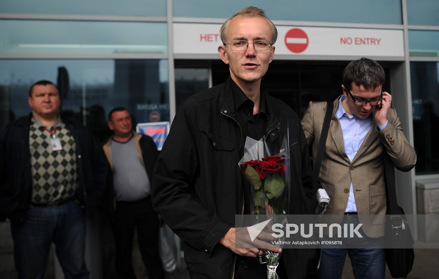 Oleg Shein, former candidate for Astrakhan Mayor, in Moscow