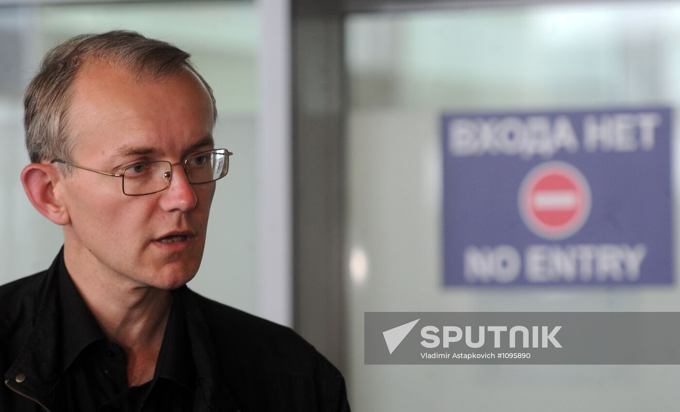 Oleg Shein, former candidate for Astrakhan Mayor, in Moscow