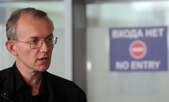 Oleg Shein, former candidate for Astrakhan Mayor, in Moscow