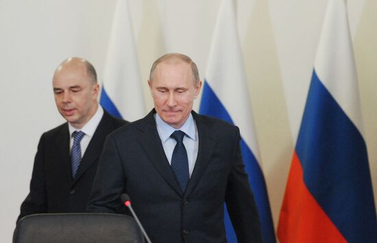 Sitting of the Russian Finance Ministry's board