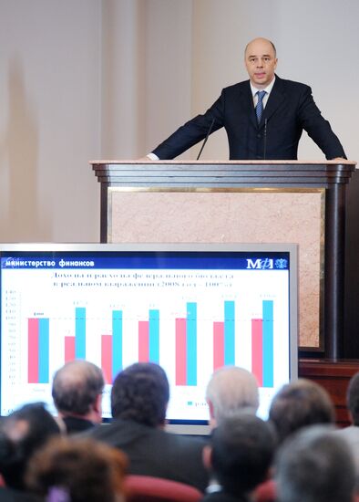 Sitting of the Russian Finance Ministry's board