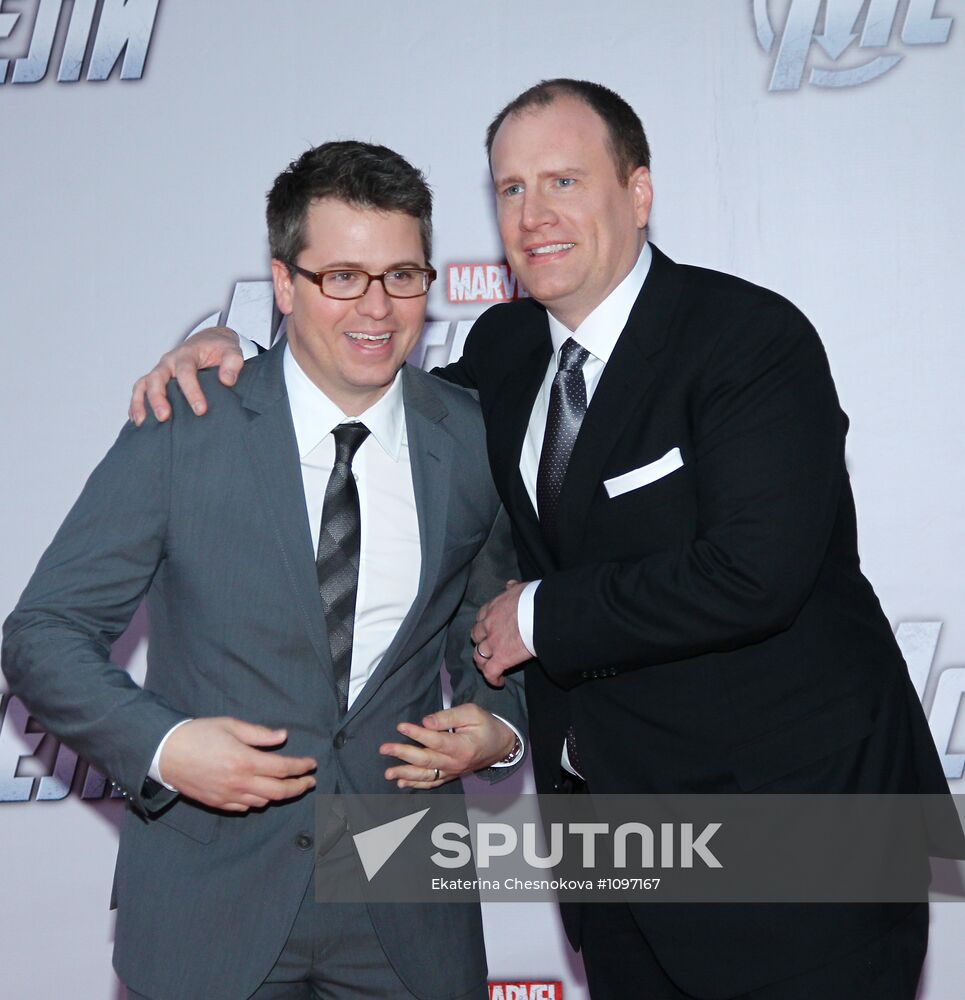 Film by director Joss Whedon "The Avengers" premieres in Moscow