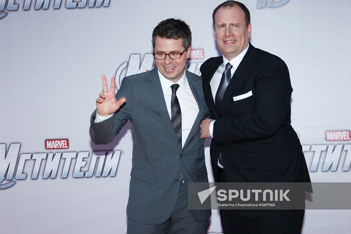 Film by director Joss Whedon "The Avengers" premieres in Moscow