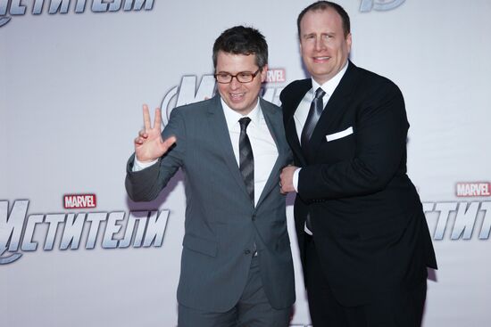 Film by director Joss Whedon "The Avengers" premieres in Moscow