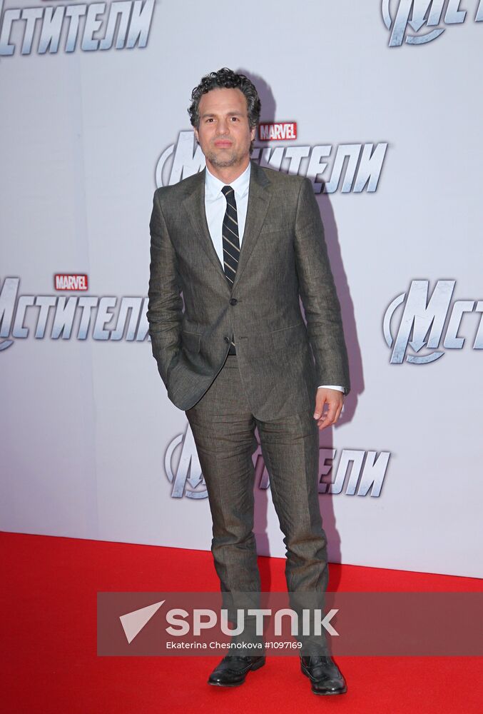 Film by director Joss Whedon "The Avengers" premieres in Moscow