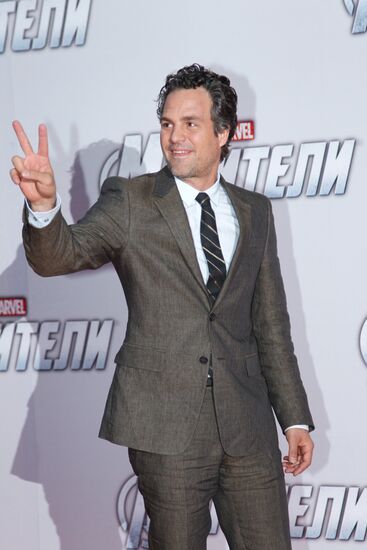 Film by director Joss Whedon "The Avengers" premieres in Moscow