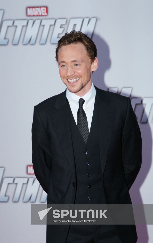 "The Avengers" directed by Joss Whedon premieres in Moscow