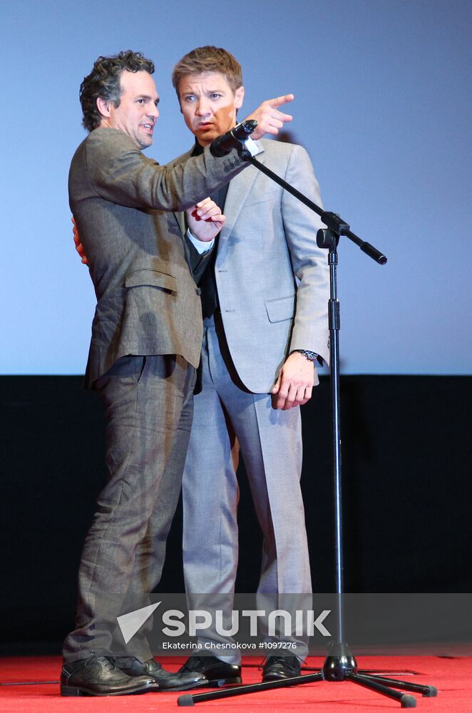 Film by director Joss Whedon "The Avengers" premieres in Moscow