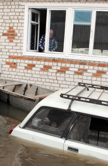 Flooding in Krasnoslobodsk, Mordovia