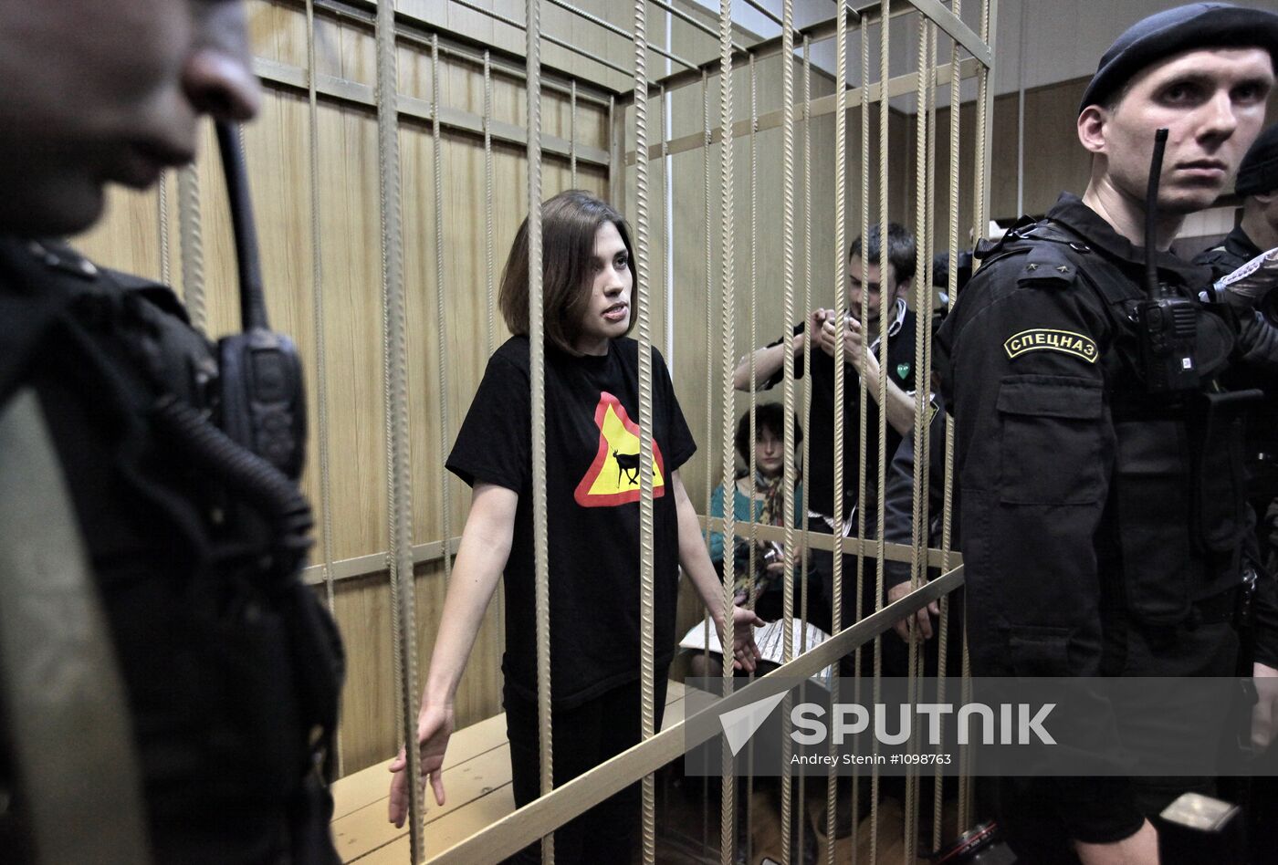 Court hearing on Pussy Riot case