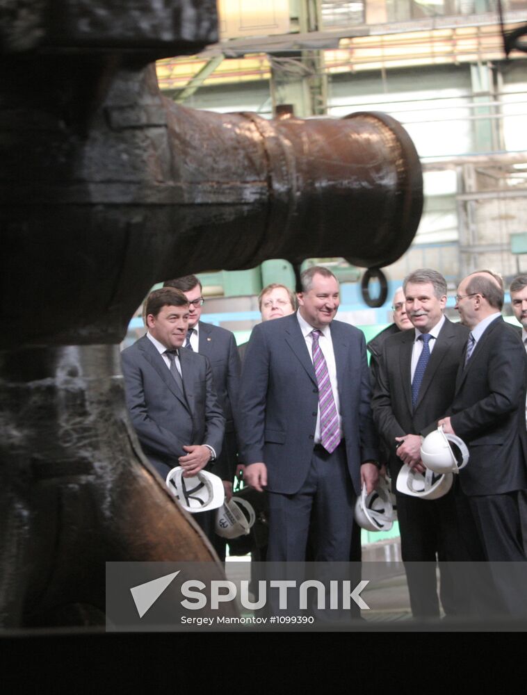 Dmitry Rogozin visits Sverdlovsk region