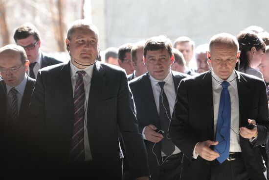Dmitry Rogozin visits Sverdlovsk region