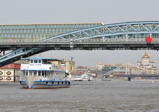 Start of passenger navigation on Moscow River