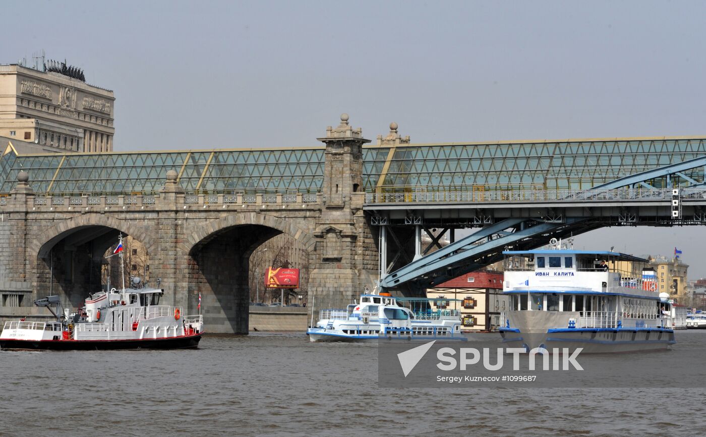 Start of passenger navigation on Moscow River