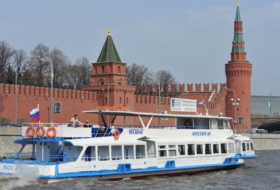 Start of passenger navigation on Moscow River