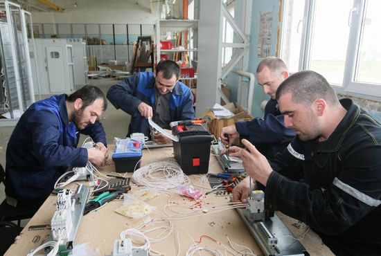 Elektropult-Grozny plant at work