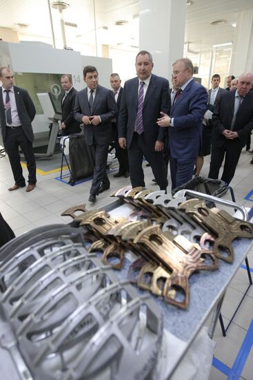 Dmitri Rogozin visits Sverdlov Region