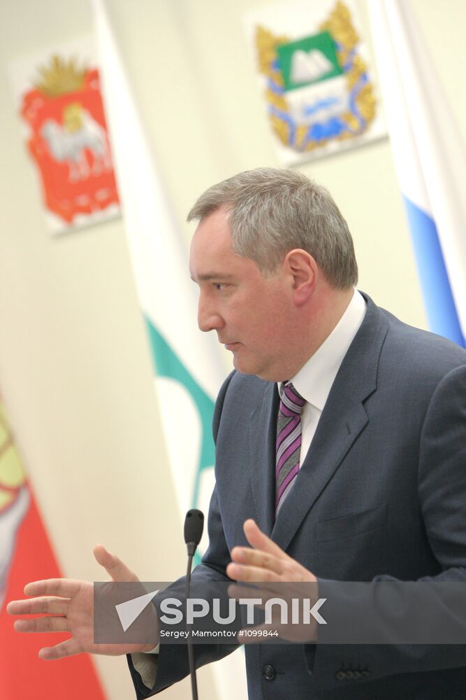 Dmitri Rogozin visits Sverdlov Region