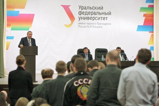 Dmitri Rogozin visits Sverdlov Region