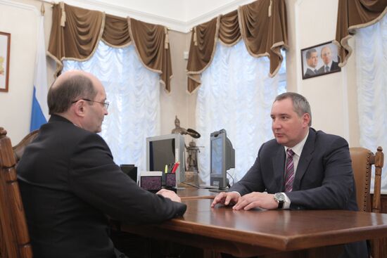 Dmitri Rogozin visits Sverdlov Region