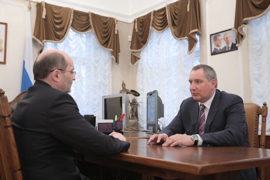 Dmitri Rogozin visits Sverdlov Region