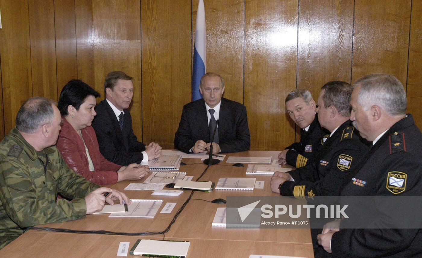 PUTIN SESSION PACIFIC FLEET
