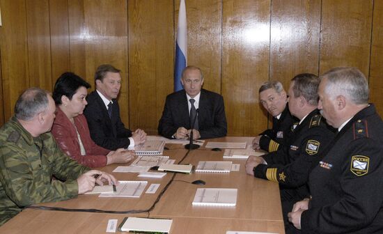 PUTIN SESSION PACIFIC FLEET