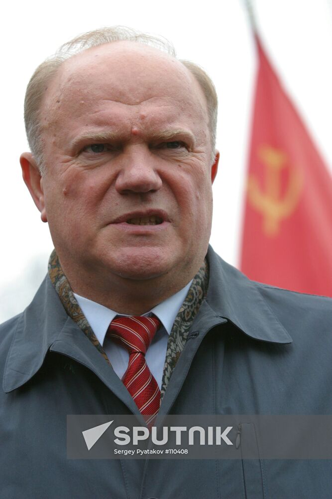 Zyuganov Communist Party Russian Federation