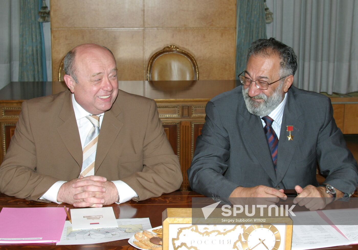 FRADKOV CHILINGAROV MEETING POLAR EXPLORERS