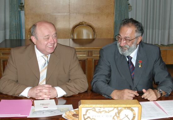 FRADKOV CHILINGAROV MEETING POLAR EXPLORERS